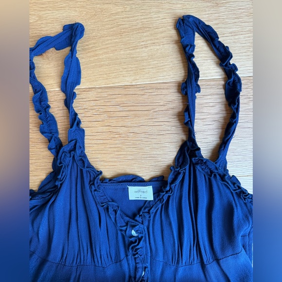 Wilfred Blue Maxi Dress size 2 - Picture 3 of 4